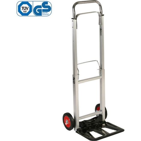 CARRELLO PIEGHEVOLE ACCIAIO ALLUMINIO 90 KG HT2101 (1/2)