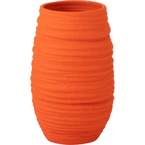 Vase en Céramique "Fiesta" 40cm Orange (1/2)