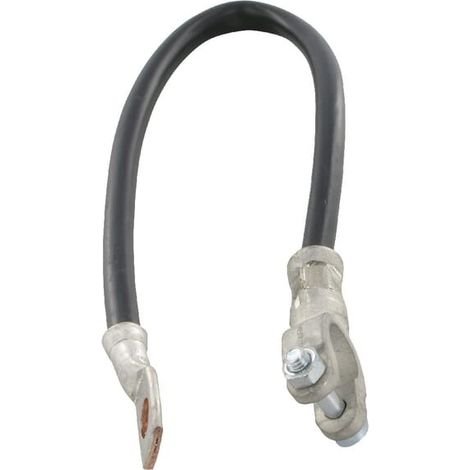 Câble de démarrage adaptable avec oeillet et cosse – Pour câblage automobile – Compatible avec véhicules légers et lourds