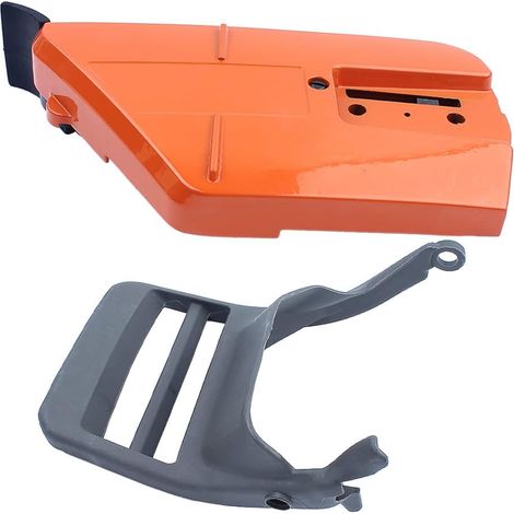 Kit de garde-mains avec couvercle d'embrayage côté pignon, Pour pièces de tronçonneuse Husqvarna 372 371 365 365X-Torq 362 362Xp 372Xp 570 575Xp 576Xp, 503764903, 537033501 (1/5)