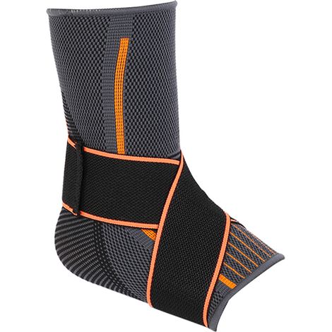 Attelle de cheville de compression respirante avec sangle élastique de protection pour homme (1/5)