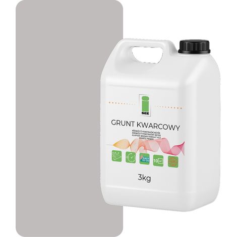 Imprimación de cuarzo para yeso decorativo gris claro D902 3 kg (1/5)
