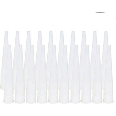 20 Pièces Cartouche Douilles Silicone Douilles embouts de Remplacement en Silicone Pointes Cartouche Cartouche Buses Buses(Diamètre intérieur de l'interface : 15 mm) (1/5)
