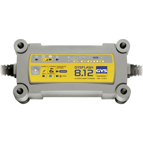 GYS GYSFLASH 8.12 029385 Automatikladegerät 12 V 8 A (1/4)