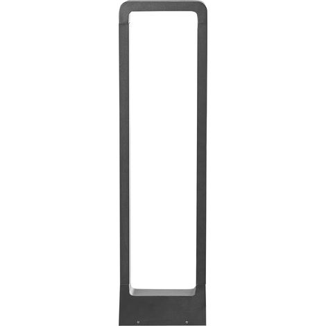 Lámpara de bolardo de jardín farolas para sendero exterior moderno 60 cm aluminio LED negro Perdido (1/5)