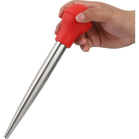Injecteur de Marinade en Acier Inoxydable pour Volaille, Seringue d'Assaisonnement pour Cuisine (1/5)