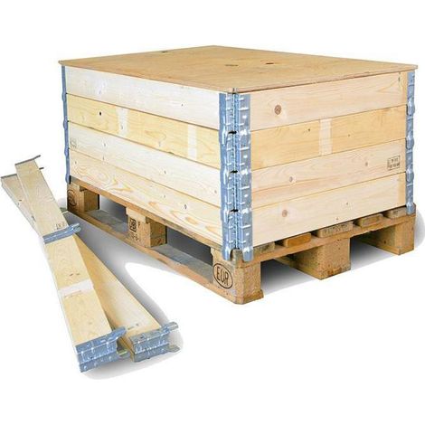 Holzaufsatzrahmen f.Europalette Maße 1200x800x300mm TRANSPAK