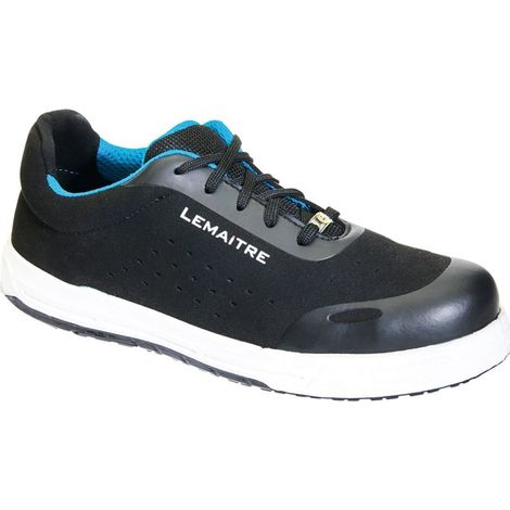 Scarpe di sicurezza basse ESD OHMEX S1P ESD SRC Nero/Bianco 45 (1/2)