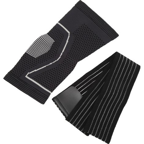 Kompressions-Knöchelbandage zur Linderung von Plantarfasziitis, verstellbare Knöchelstütze aus Nylon, ideal für Sport und körperliche Aktivitäten, Größe L/XL. (1/5)