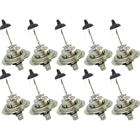 Ampoule Halogène H7 - 24V 70W PX26D - éclairage Intense Pour Camion Remorque Matériel Agricole - Lot De 10 (1/5)