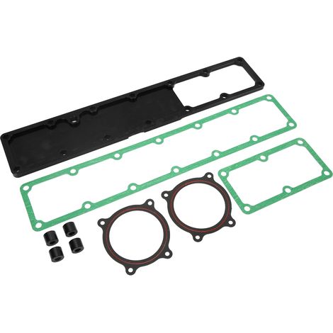 Kit de plaque de retrait du chauffage de calandre avec coussinets pour moteurs Dodge Cummins 6.7L, en alliage d'aluminium. (1/5)