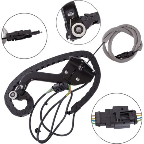 Carro de puerta lateral corrediza eléctrica inferior VW Crafter 06-16 con arnés de cableado, segmento 34 (1/5)