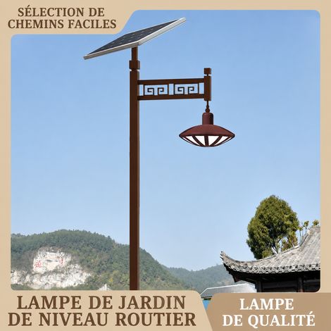 Lampadaire solaire de jardin extérieur haute luminosité MT6000 IP65 mt6000 6 kg – Livraison gratuite (1/5)