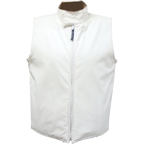 Gilet da lavoro caldo senza maniche FOOD - Bianco M - 44/46