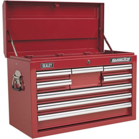 Sealey AP33089 Superline PRO® Topchest 8 Drawer - Red (1/5)