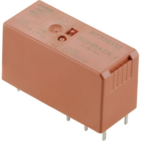 TE Connectivity RT314F12 Printrelais 12 V/DC 16 A 1 Wechsler 1 St. (1/2)