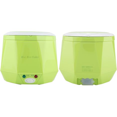 Cuiseur à riz/cuiseur vapeur électrique portable multifonctionnel 24 V 140 W 1,6 L pour camion (vert) (1/5)