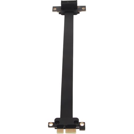 Câble d'extension PCIe 3.0 1x à 90 degrés, rallonge 10 cm pour carte graphique, connecteur angle droit