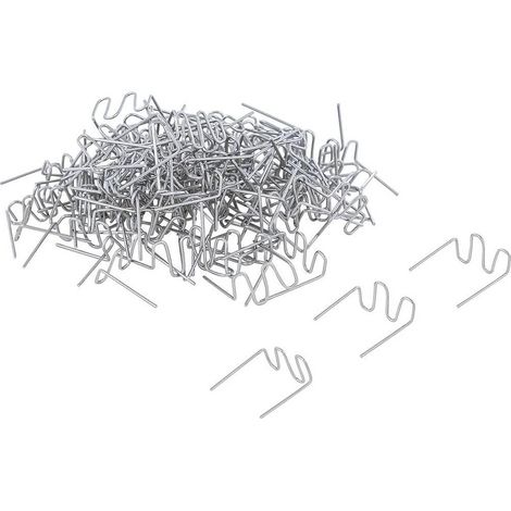 Agrafes de Réparation Forme W D.0,6 mm - 100 pcs - Résistantes et Pratiques, Acier, Pro - D-Work (1/5)