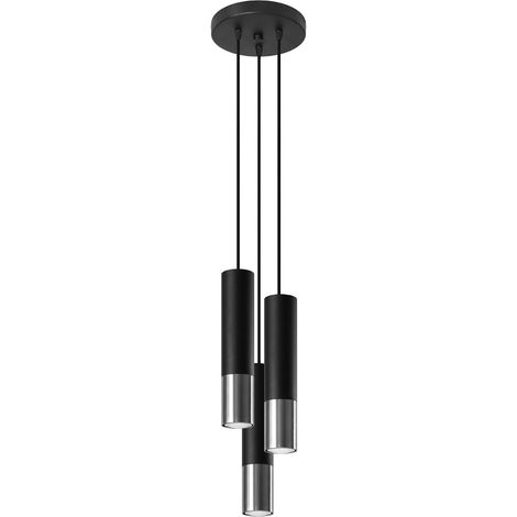 Salixa 3 Lampada a sospensione GU10 nera lumilo 09.299.43 (1/5)