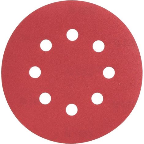 Disque abrasif - Radix - Pro - Velcro 125 mm - P150 - 8 trous (10 pcs) (1/2)