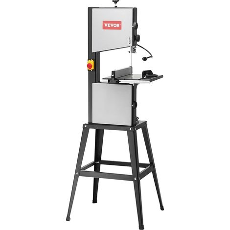 Sierra de cinta VEVOR, 13,39", 440-846 RPM, motor de 1100 W y 1-1/2 HP, altura de corte de 13", 245 mm/160 mm (1/2)