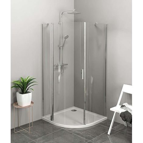Polysan Zoom Line - Cabine de douche 90x90 cm, à droite, aluminium/verre transparent ZL2615L