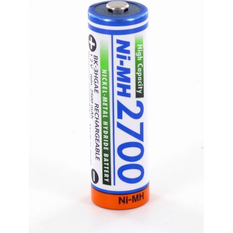 Batteria ricaricabile 1.2V 2700mAh NiMh AA LR6