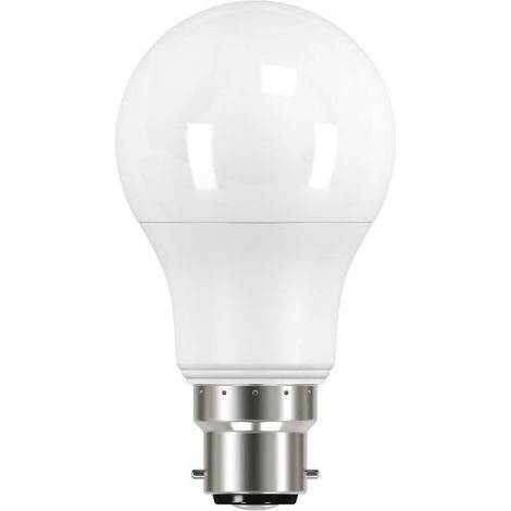 Energizer S8857 LED BC (B22) Opal GLS Non-Dimmable Bulb, Warm White 470 lm 5.5W ENGS8857