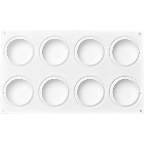 Silikon-Backform mit 8 Mulden für selbstgemachtes Brot, Schokolade und Desserts