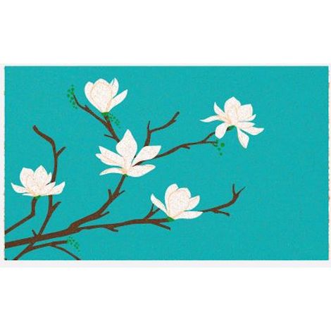 PROLOISIRS Paillasson 75x45 Fibre Naturelle - Magnolia