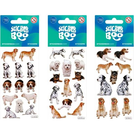 STICKER BOO - Adesivi animali argentati: mix di design per bambini e ragazzi