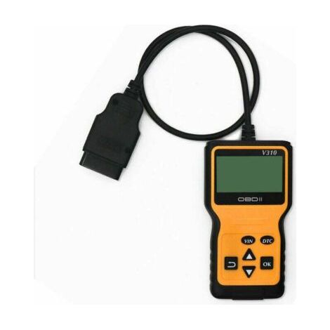 Outil de diagnostic OBD2 – Scanner auto avec écran LCD rétroéclairé – Lecture et effacement des codes d'erreur – Compatible avec voitures essence et diesel (1/5)
