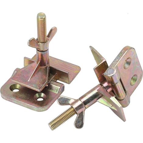 Ensemble de 2 pinces à charnière papillon en métal pour impression sérigraphique, outil de bricolage (1/5)