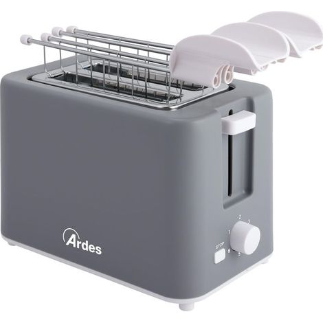 Ardes Tostapane 2 Fette In Acciaio Inox Con Timer