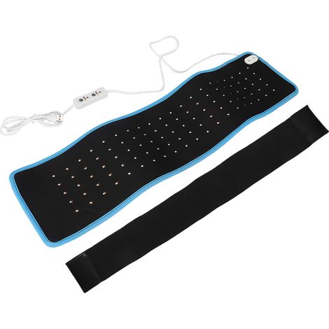 Ceinture Lumineuse LED Rouge Flexible 620+850NM Thérapie Corps avec Minuteur pour Dos Épaules Articulations Muscles (Bleue) (1/5)