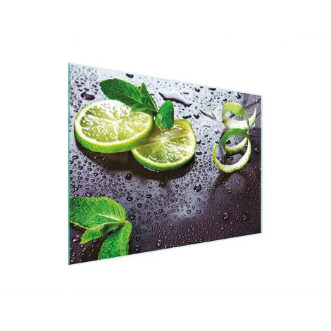 TAGLIERE IN VETRO 30x22 LIME (1/5)