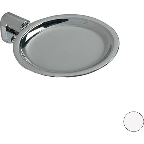 STILHAUS Hashi porta sapone metallo a parete bianco opaco codice prod: 000HS09M24