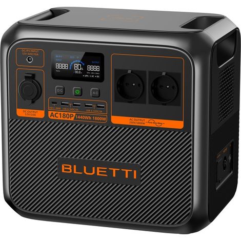 Generador Bluetti AC180P 1800 W batería LiFePO₄