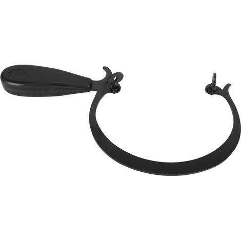 Cadre de scie à bijoux Cadre de scie à chantourner incurvé avec poignée noire pour outils d'artisan (1/5)