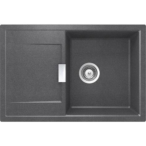 Schock Einbauspüle Cristadur Mono D-100 A Stone STO Exzenterbedienung (1/3)