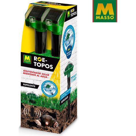 Wasserdichter Solar-Maulwurfschutz (Packung mit 2 Einheiten) Roe 231644 Massó