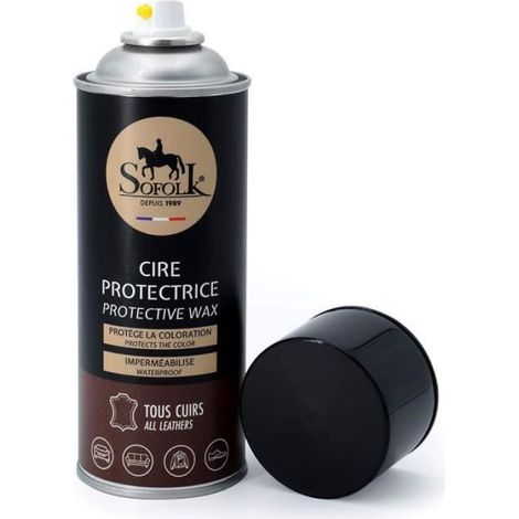 Cera Protettiva Pelle SOFOLK (Aerosol 400ml): Impermeabilizza e Protegge la Fiori della Pelle (1/4)