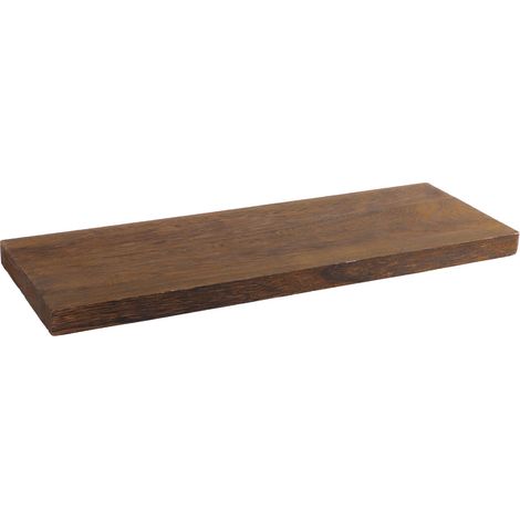 Wandregal, schwebendes Regal, Holzregal, Aufbewahrungsständer, Ausstellungsorganizer für Wohnzimmer, 40 x 14 x 2 cm (1/5)
