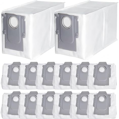 14 Stück Staubbeutel Ersatz für Q Revo/Qrevo Pro/Qrevo MaxV/Qrevo S/Qrevo master / S8 MaxV Ultra / S8 Max Ultra Roboter Staubsauger Zubehör Teile, 2,7 l große Kapazität Staubbeutel (1/5)