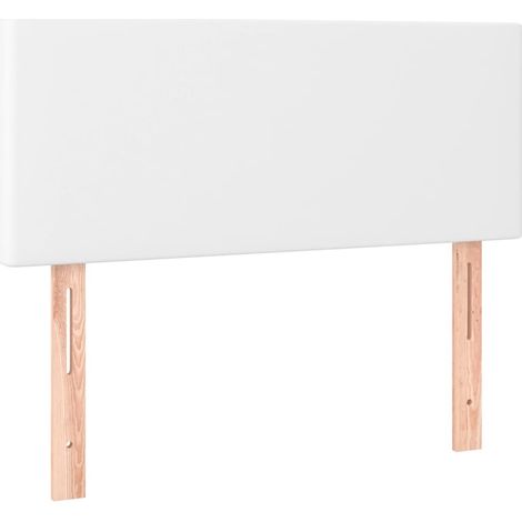 Cabecero accesorio para dormir mueble dormitorio 90 x 5 x 78/88 cm blanco sintético TDL0203673