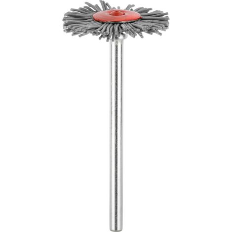 Lessmann Miniatur-Rundbürste mikroabrasiv, SiC Korn 500, Bürsten-⌀xBürstenbreite: 22X2 mm