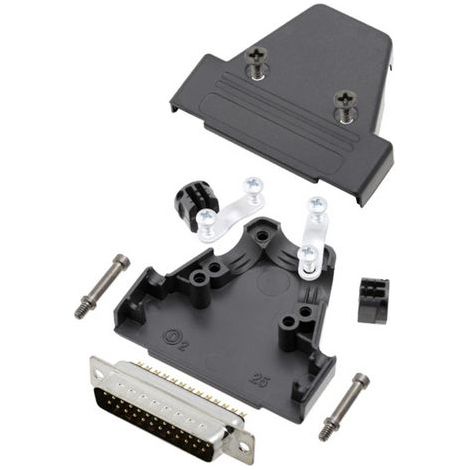 TRU COMPONENTS TCTRIP25DMPK 7708704 Kit embase SUB-D mâle 180 ° Nombre de pôles: 25 fût à souder 1 p (1/2)