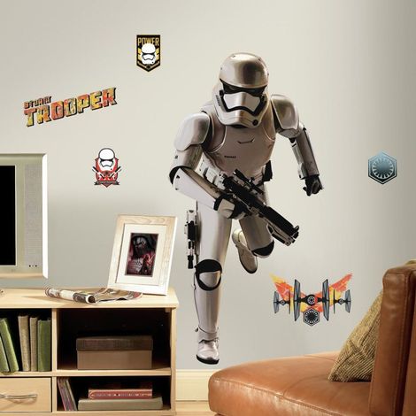 STAR WARS STORMTROOPER - Stickers repositionnables géants Stormtroopers Star Wars Episode VII 113x56 (1/3)