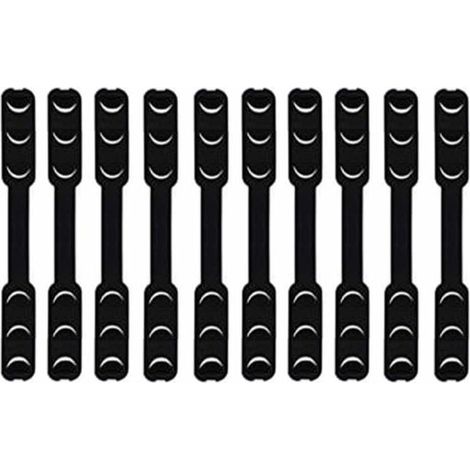 LAN 10 ensembles anti - pull masque oreille crochet boucle d'oreille boucle d'oreille réglable à trois vitesses boucle de fixation pour soulager les maux d'oreille et réduire la pression support de ma (1/5)
